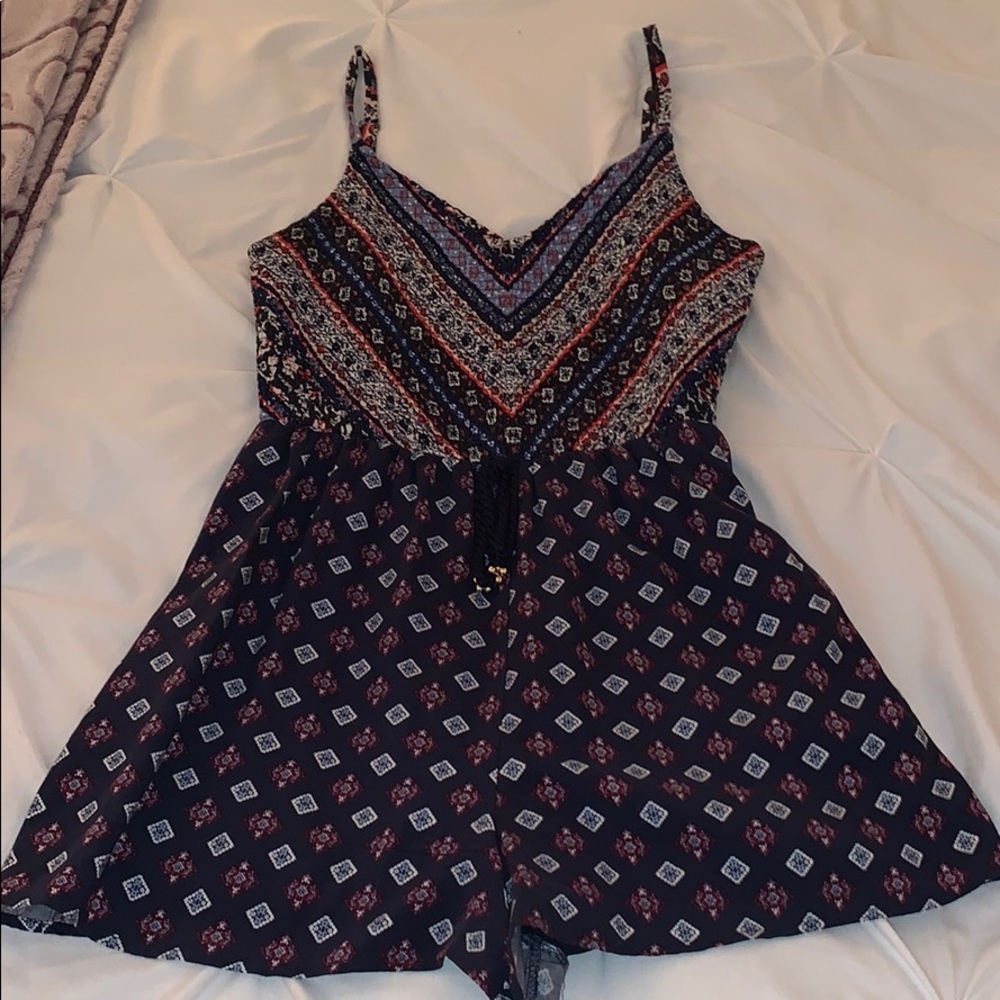 Patterned Romper Size M